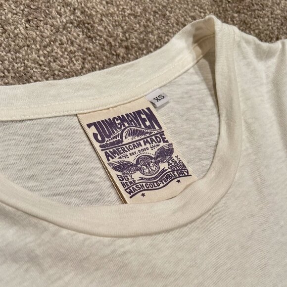 Nwot Jungmaven Hermosa Dress Maxi White XS Hemp Org Cotton Long Sleeveless - Picture 3 of 5